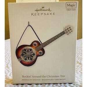 NIB Toby Keith Rockin’ Around The Christmas Guitar Music 2011 Hallmark Keepsake